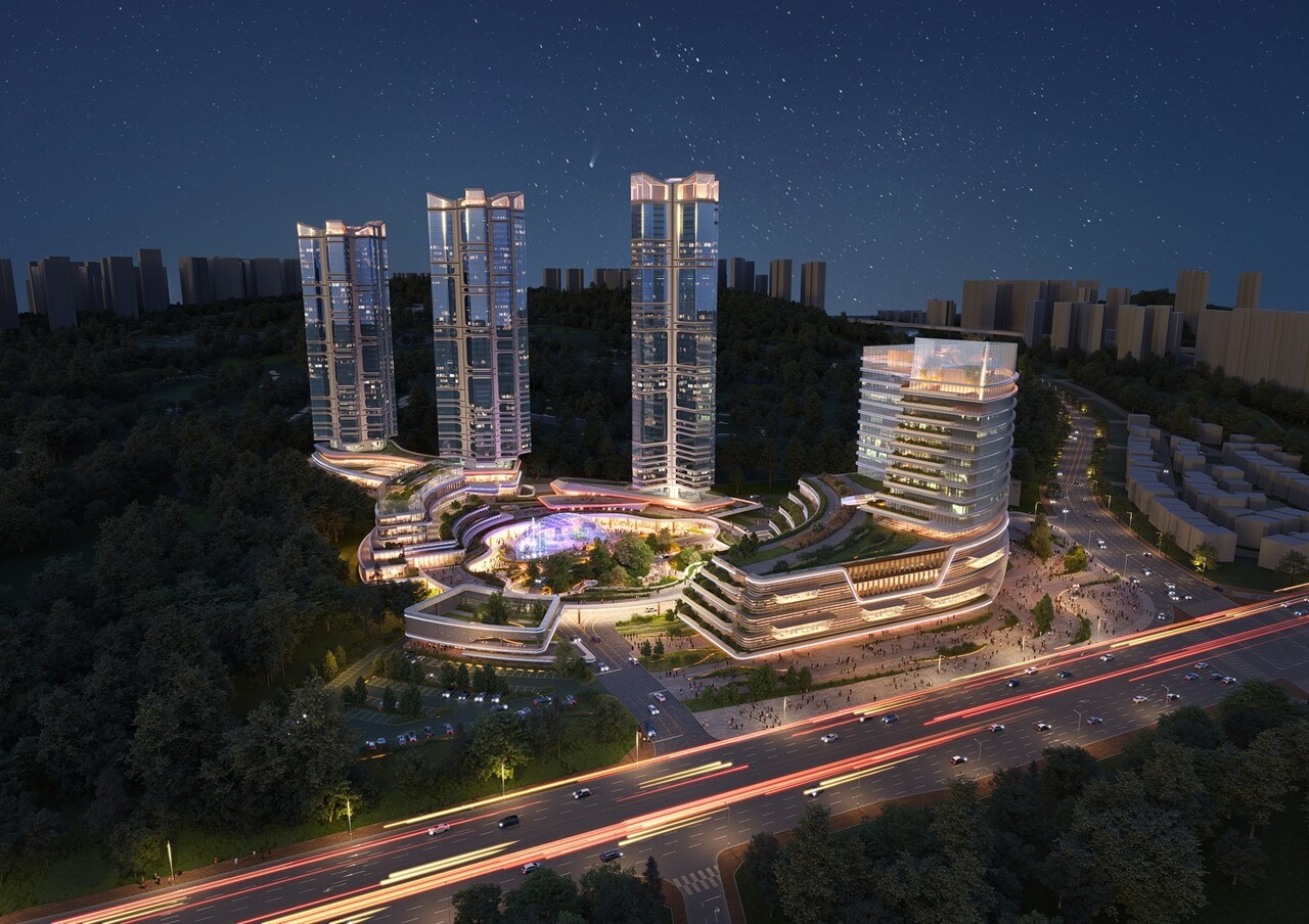 고려대의료원 컨소시움이 추진할  '동탄2신도시 내 종합병원 패키지형 개발사업' 예상 조감도