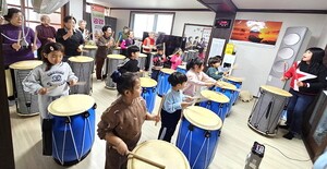 대한노인회 충북 단양군지회, 1·3세대 공감사업 ‘춤추는 난타’ 실시